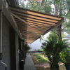 Auvent électrique vertical rétractable imperméable en aluminium en métal de garage de patio extérieur de jardin