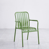 Foshan nouveau Design moderne marque Bistro salle à manger jardin extérieur Restaurant Patio métal aluminium chaises empilables ensemble de Table meubles