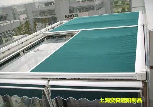 Auvent automatique en aluminium motorisé électrique de fenêtre de toit escamotable faite sur commande de patio extérieur de jardin