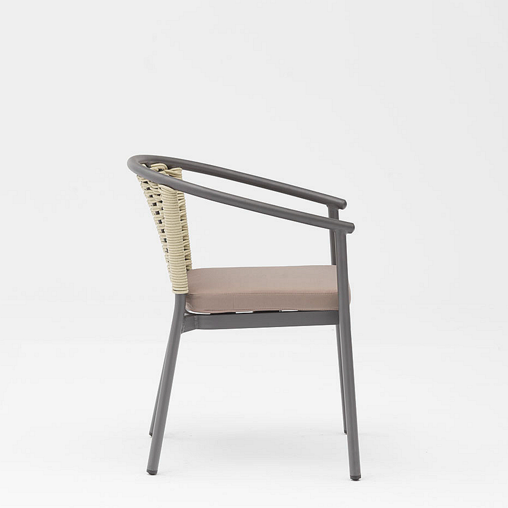 Chaise De Rotin Extérieure De Plage De Jardin De Terrasse De Jardin De Terrasse De Rotin Imperméable Durable De Haute Qualité Moderne De Haute Qualité