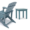 Haute qualité étanche extérieur jardin Patio plage classique salon pliant en plastique dur Polywoo Adirondack chaises meubles