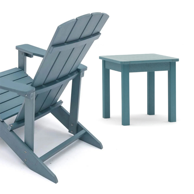 Haute qualité étanche extérieur jardin Patio plage classique salon pliant en plastique dur Polywoo Adirondack chaises meubles