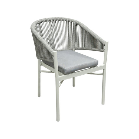 Chaises d'extérieur tissées en corde, chaises de loisirs imperméables pour villas, centres de villégiature et hôtels, meubles de jardin, cour, terrasse et balcon