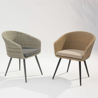 Chaise De Rotin Tissé De Rotin De Plage De Jardin Extérieur Haut De Gamme De Protection Solaire Imperméable Durable De Haute Qualité