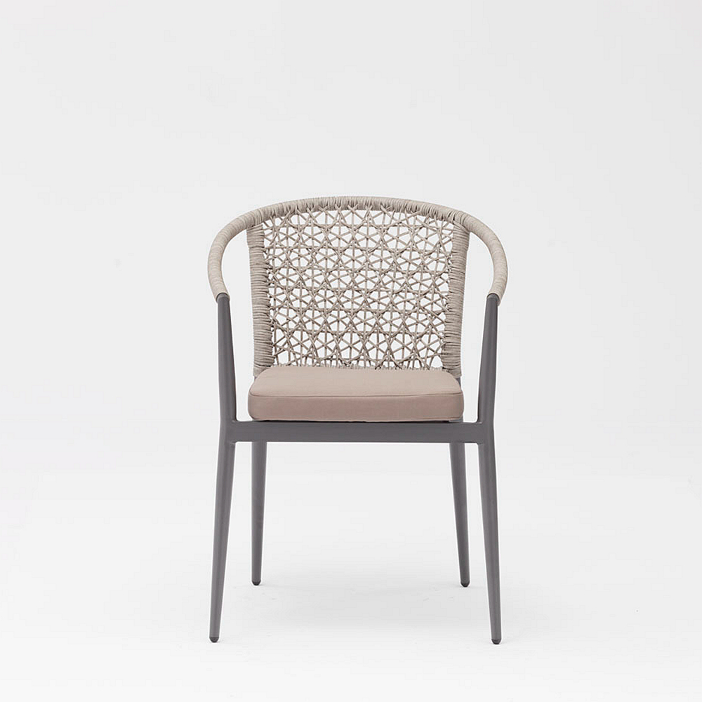 Hot Nouvelle Technologie Design Moderne Rotin Cadre En Aluminium Jardin Terrasse Plage Accoudoir Loisirs Rotin Chaise D'extérieur