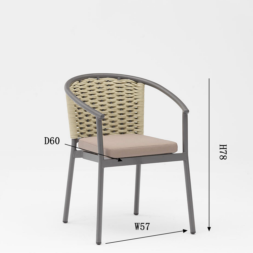 Chaise De Rotin Ext&eacute;rieure De Plage De Jardin De Terrasse De Jardin De Terrasse De Rotin Imperm&eacute;able Durable De Haute Qualit&eacute; Moderne De Haute Qualit&eacute;