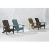 Haute qualité étanche extérieur jardin Patio plage classique salon pliant en plastique dur Polywoo Adirondack chaises meubles