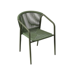Chaise de patio en rotin – Meubles d'extérieur en osier pour jardin, balcon et villa