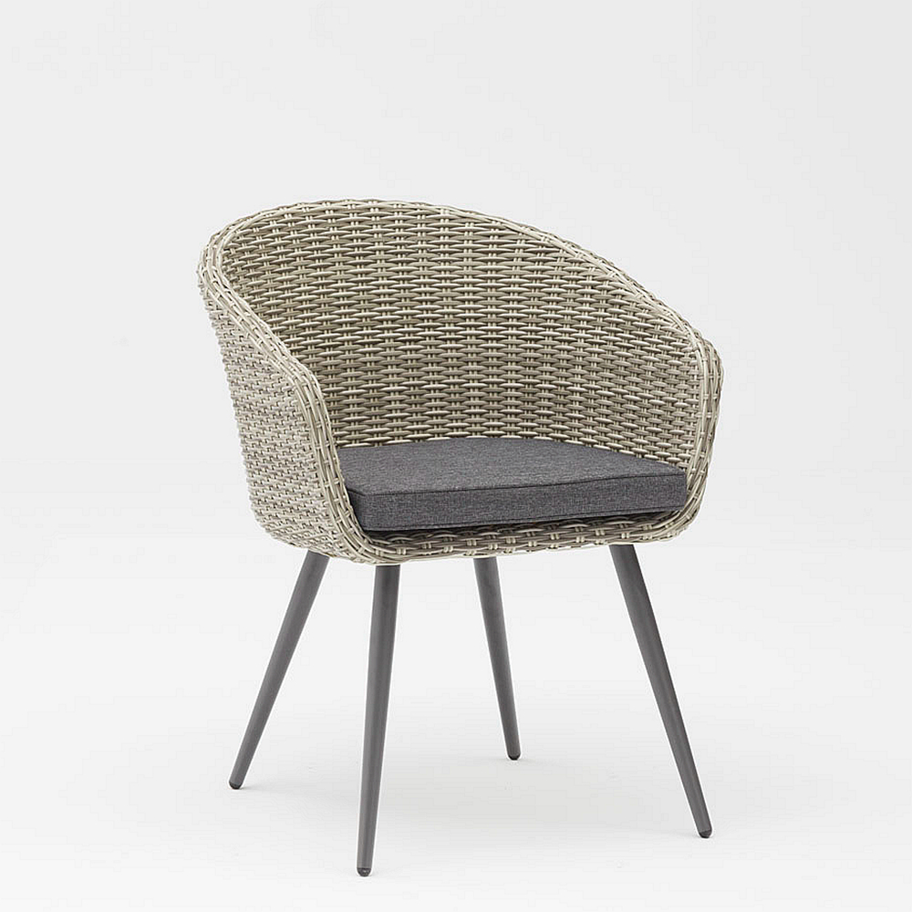 Chaise De Rotin Tissé De Rotin De Plage De Jardin Extérieur Haut De Gamme De Protection Solaire Imperméable Durable De Haute Qualité