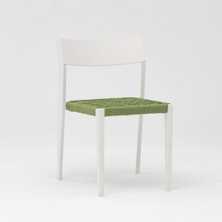 Hot New Moderne Corde Art Design Élastique Doux Dos Coussin En Aluminium Jardin Terrasse Plage Extérieure Corde Chaise
