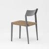 Hot New Moderne Corde Art Design Élastique Doux Dos Coussin En Aluminium Jardin Terrasse Plage Extérieure Corde Chaise