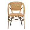 Chaises de jardin de meubles en aluminium à la maison de restaurant de café intérieur ou extérieur bon marché élégant