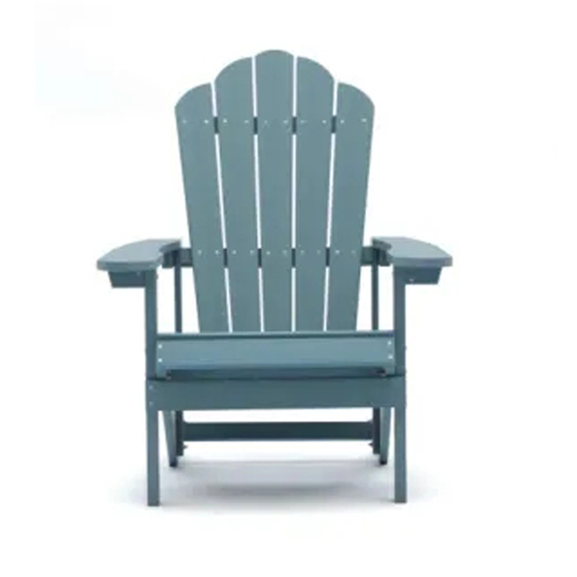 Haute qualité étanche extérieur jardin Patio plage classique pliant salon en plastique dur contreplaqué Adirondack chaises meubles