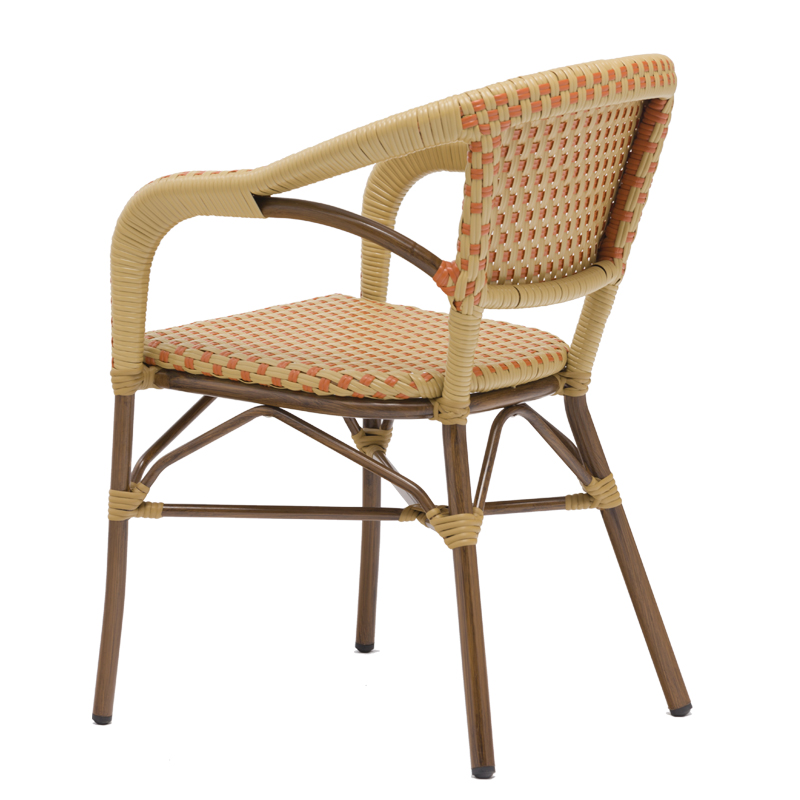 Chaises de jardin de meubles en aluminium à la maison de restaurant de café intérieur ou extérieur bon marché élégant