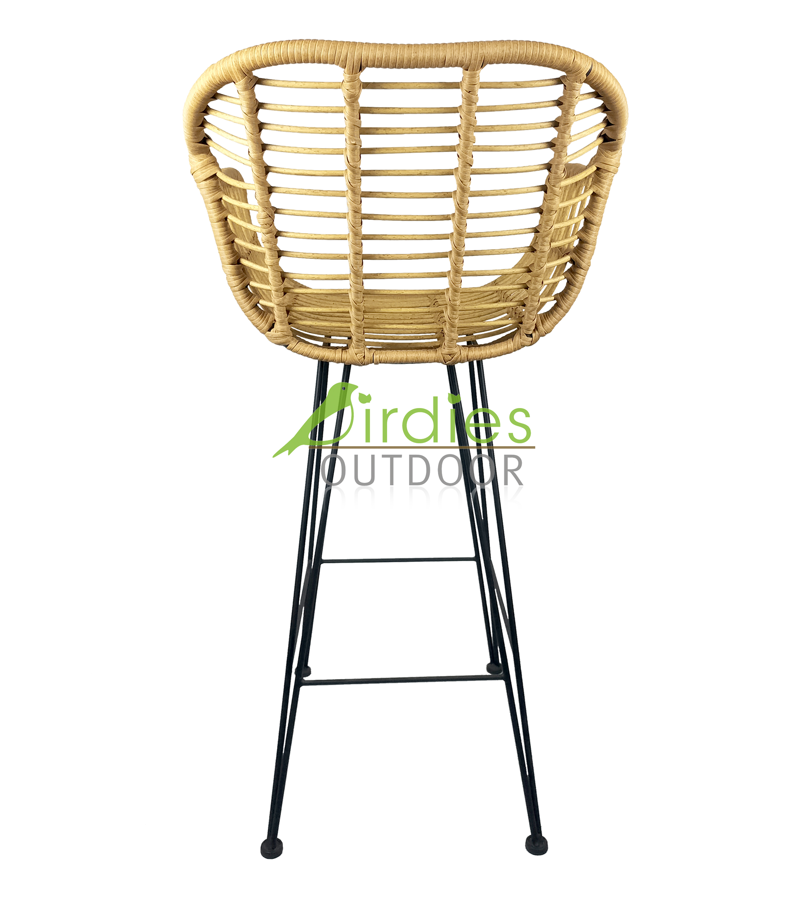 Restaurant en plein air à manger en aluminium jardin à manger Bistro Bar balcon rotin osier rotin chaises en rotin