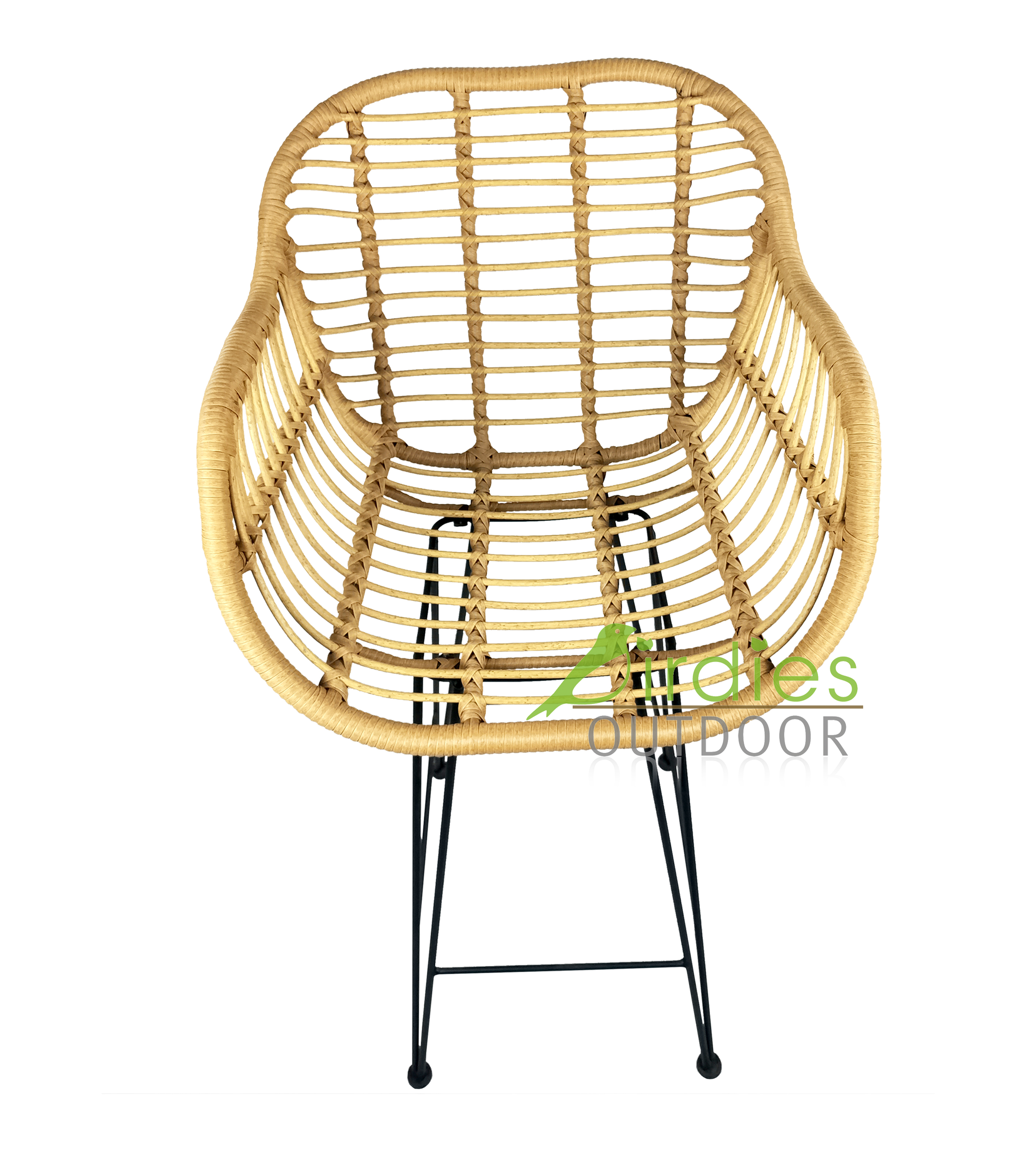 Restaurant en plein air à manger en aluminium jardin à manger Bistro Bar balcon rotin osier rotin chaises en rotin