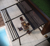 Auvent automatique rétractable motorisé par aluminium fait sur commande de balcon de toit de patio extérieur de jardin