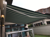 Auvent électrique vertical rétractable imperméable en aluminium en métal de garage de patio extérieur de jardin