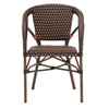 Chaises de jardin de meubles en aluminium à la maison de restaurant de café intérieur ou extérieur bon marché élégant