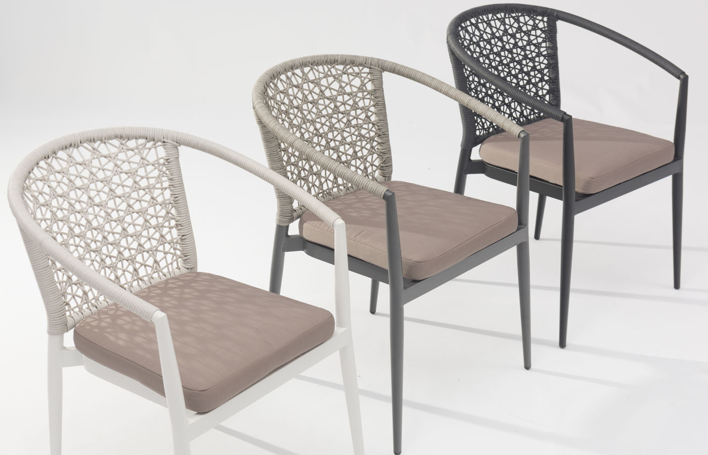 Hot Nouvelle Technologie Design Moderne Rotin Cadre En Aluminium Jardin Terrasse Plage Accoudoir Loisirs Rotin Chaise D'ext&eacute;rieur