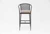 Chaise de Bar moderne en rotin avec cadre en aluminium, nouvelle technologie populaire, accoudoir pour terrasse, fête familiale, loisirs, extérieur