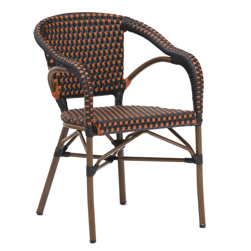 Chaises de jardin de meubles en aluminium à la maison de restaurant de café intérieur ou extérieur bon marché élégant