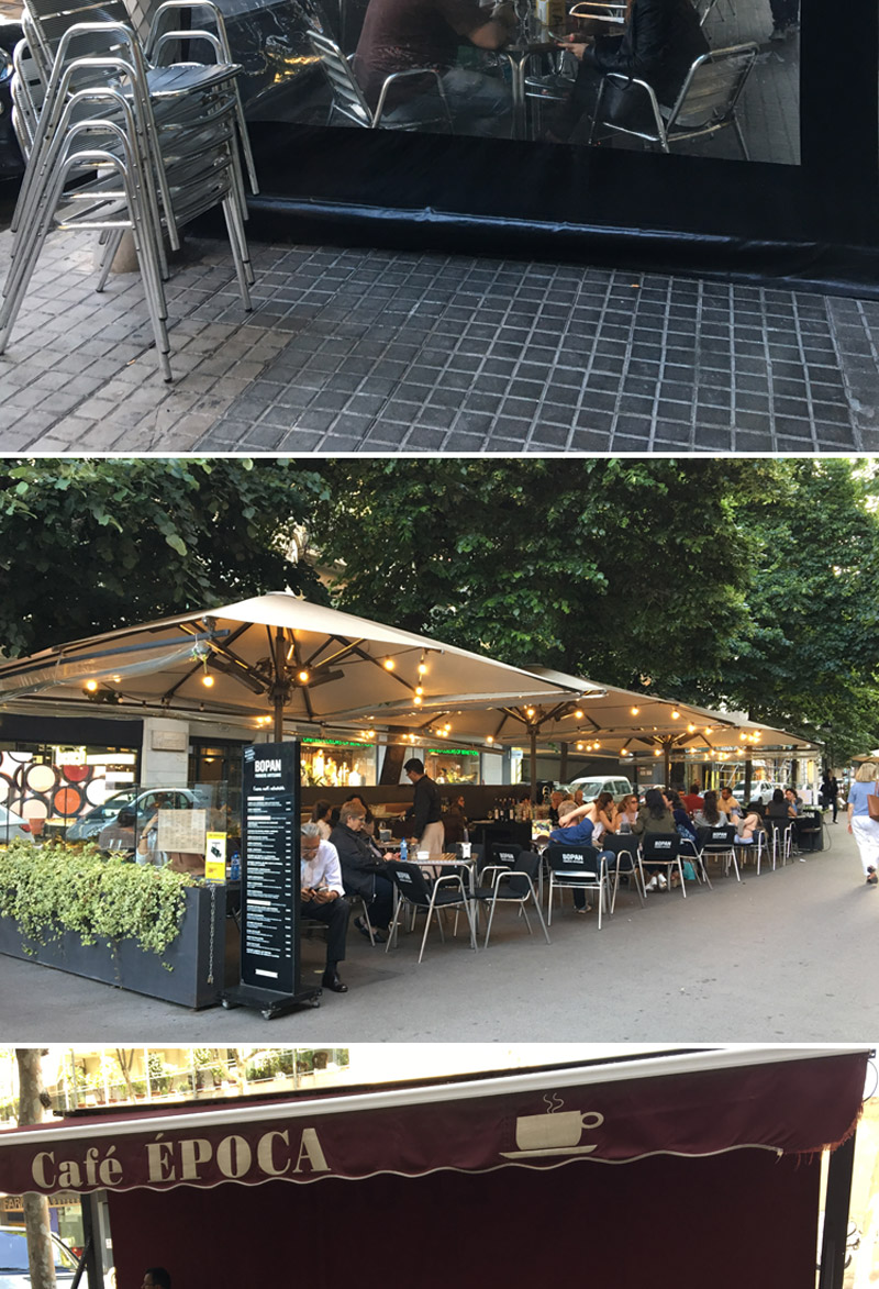 mobilier d'ext&eacute;rieur moderne en aluminium