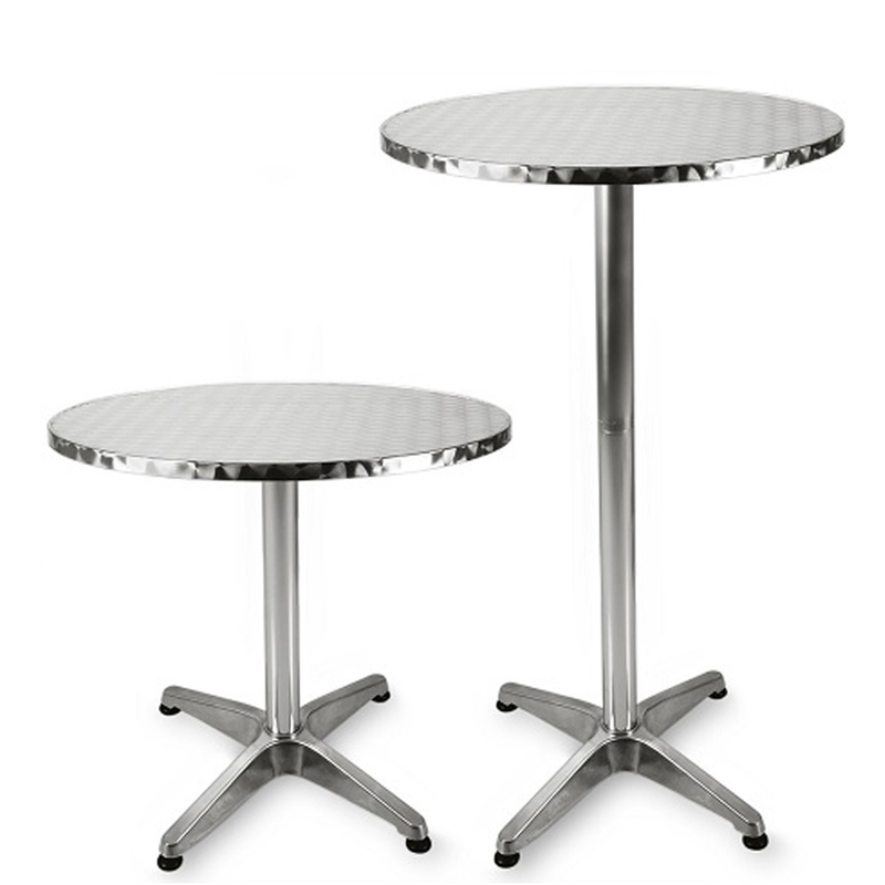 Table de bar ronde haut haut cocktail extérieur