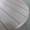 Ensemble de table à manger et chaises en métal en aluminium avec terrasse