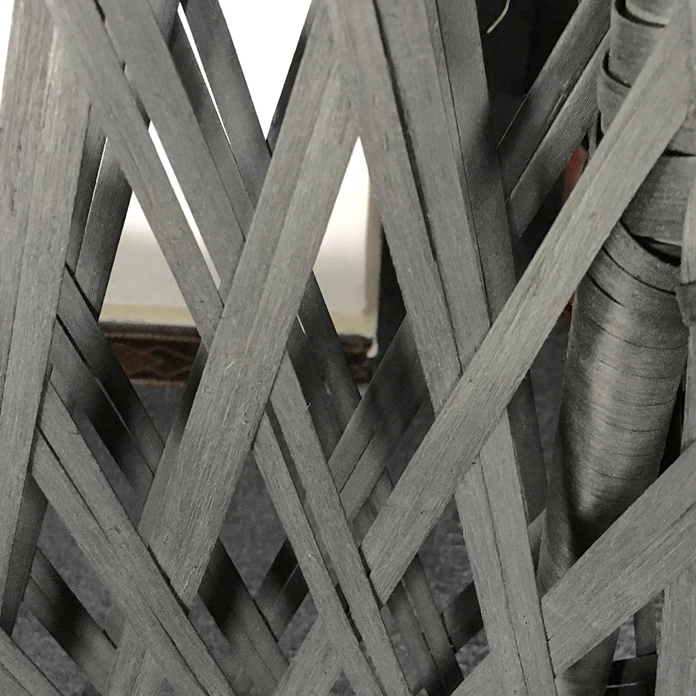 Ensemble de salle à manger en osier avec rotin et aluminium