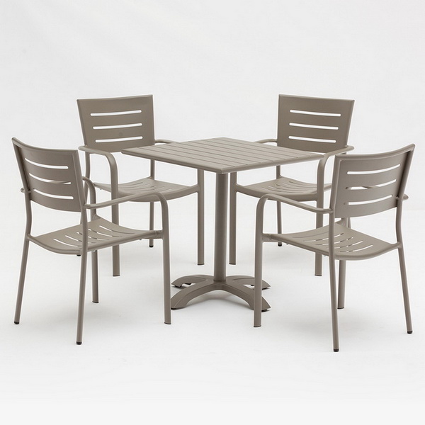 Matériel de mobilier de jardin en métal de loisirs dans les parcs