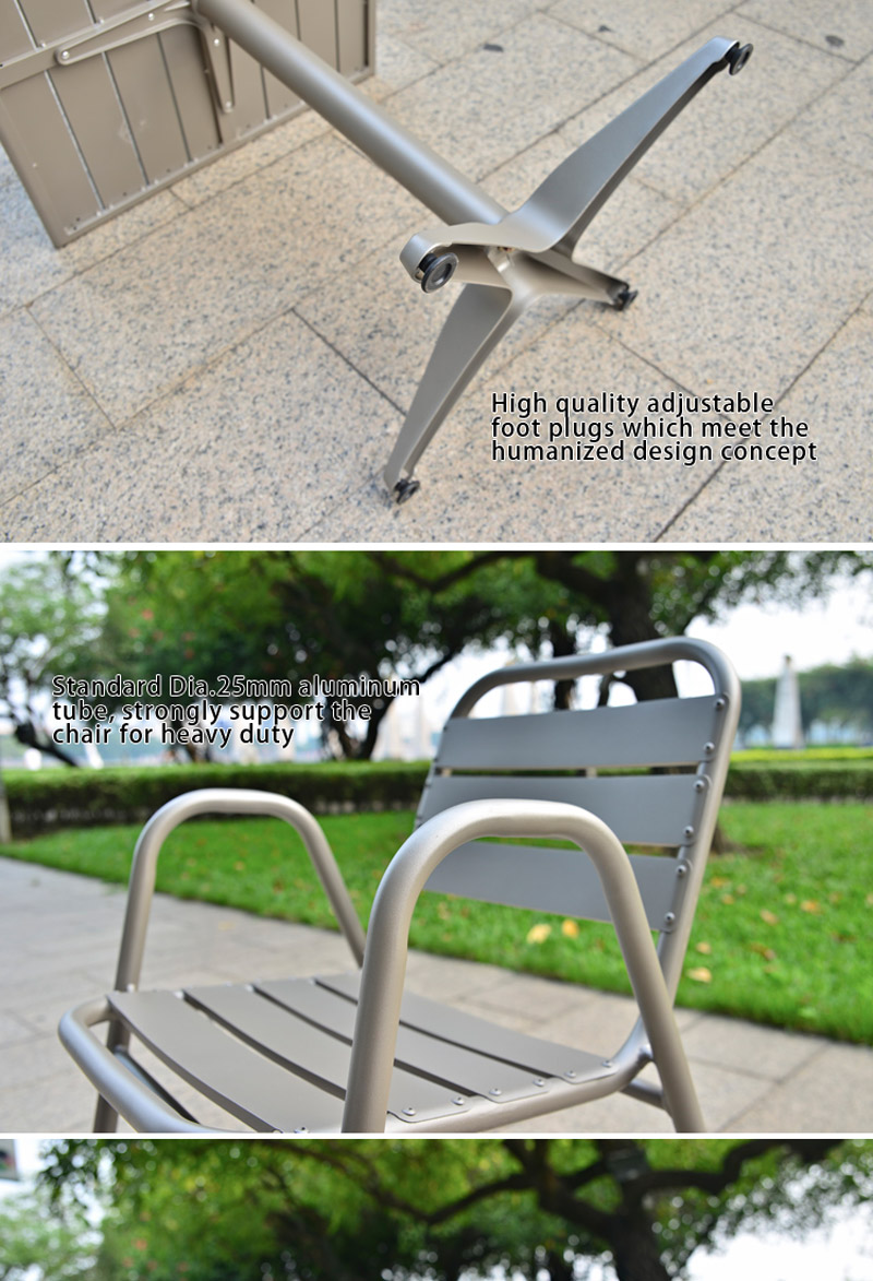 ensemble de patio en aluminium