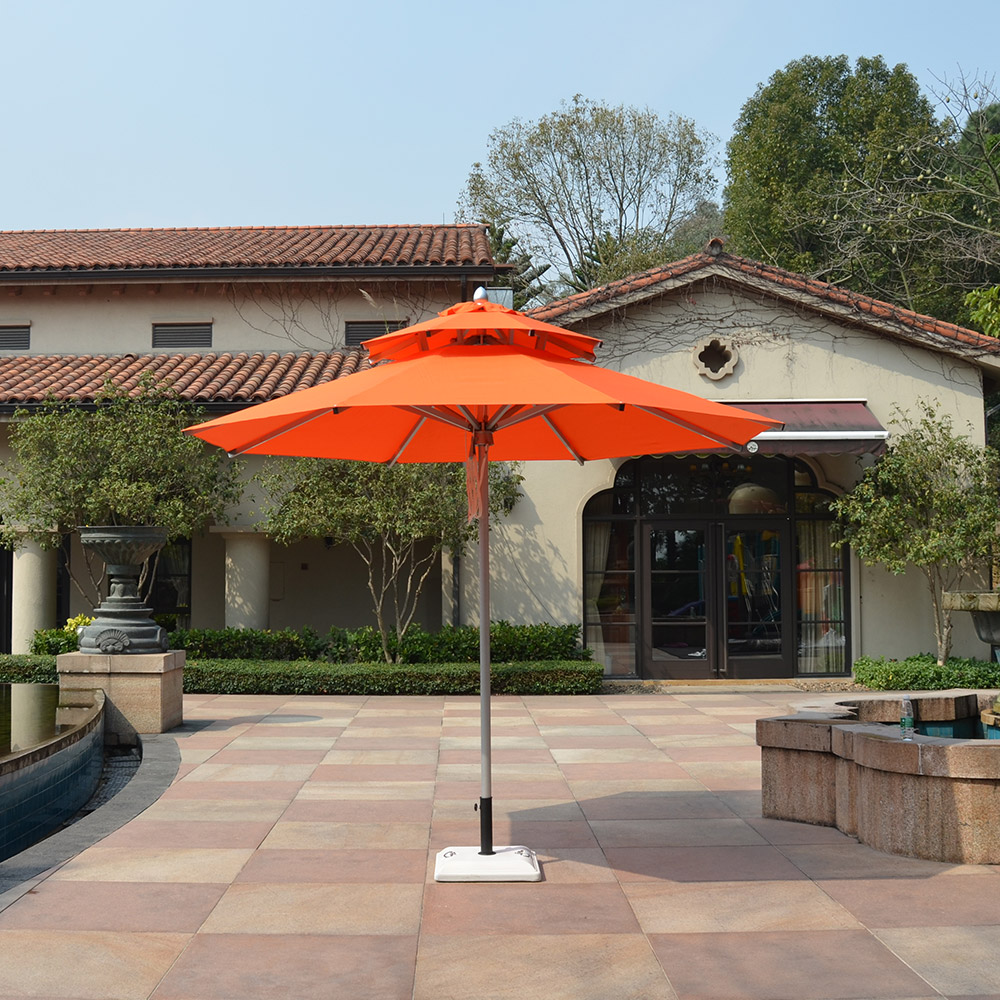 Parasol de soleil pour grande terrasse extérieure