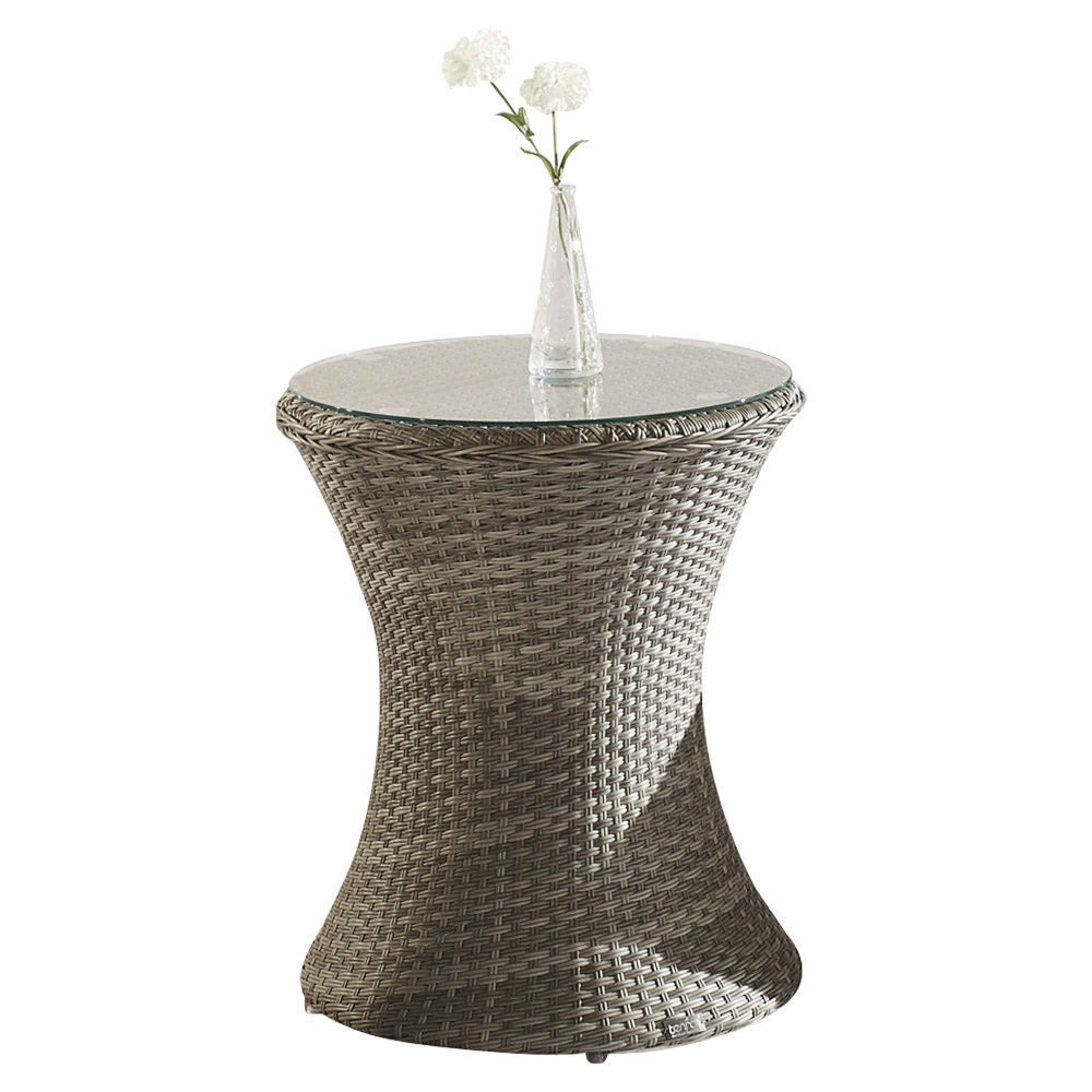 Sofa sectionnel de sofa de coin de rotin extérieur de meubles extérieurs bon marché