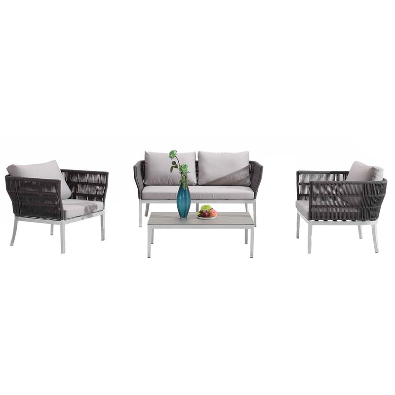 Ensembles de mobilier d'extérieur en osier pas cher modernes beaucoup