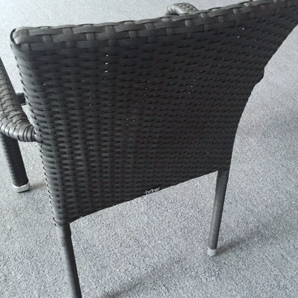 Ensemble de chaises de jardin en rotin avec terrasse et jardin Bistro