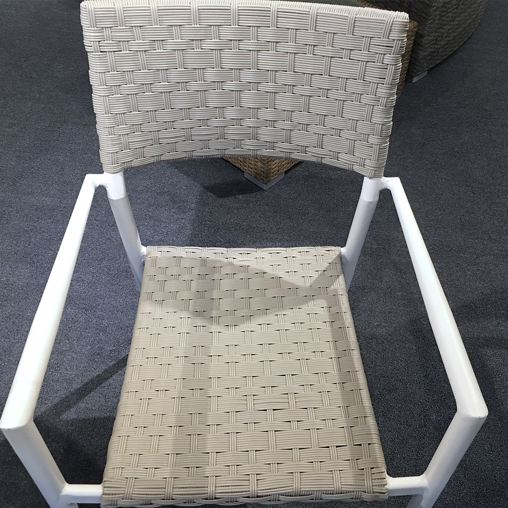Chaises empilables blanches bon marché industrielles modernes de restaurant à vendre