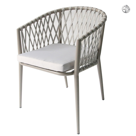 Chaise de corde de café de bar de jardin personnalisée en usine