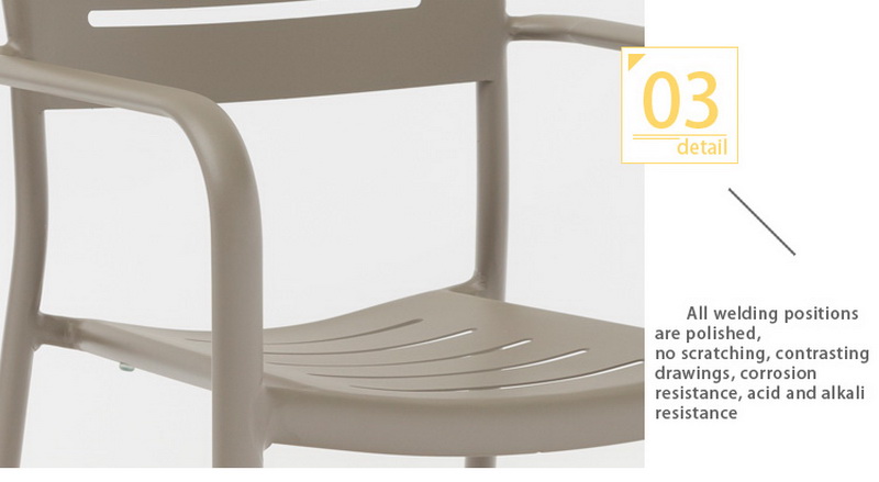 mobilier d'ext&eacute;rieur en aluminium