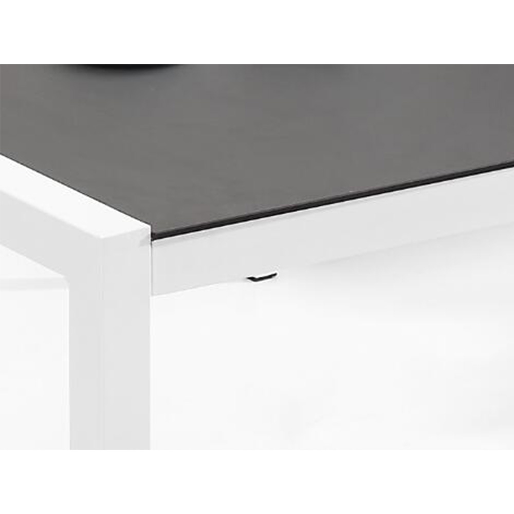 Ensemble de salle à manger en osier avec rotin et aluminium