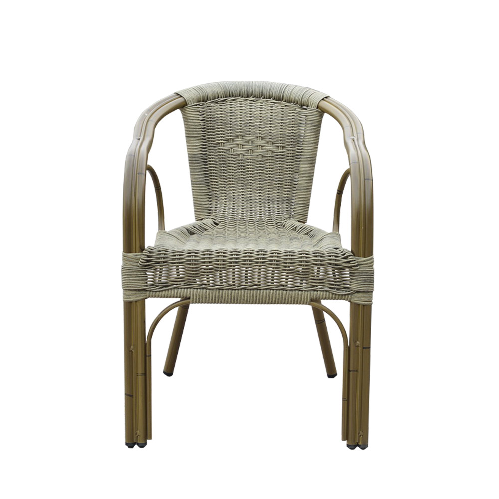 Chaises de salle à manger en rotin noir extérieur moderne à vendre