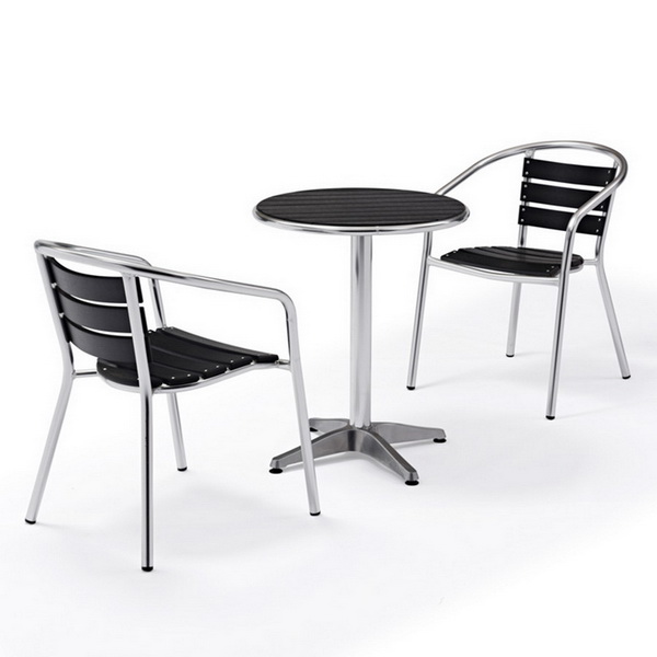 Mobilier d'extérieur en bois en plastique Matériau Protection de l'environnement
