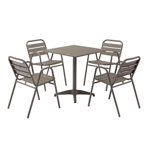 Ensemble de meubles de patio en aluminium Bistro