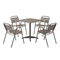 Ensemble de meubles de patio en aluminium Bistro