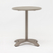 Ensemble de table à manger et chaises en métal en aluminium avec terrasse