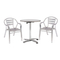 Ensemble de bistrot 2 places en métal pour terrasse