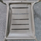 Ensemble de table à manger et chaises en métal en aluminium avec terrasse