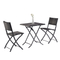 Bistro Garden Patio Ensemble De Table Et Chaises Pliantes