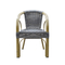 Chaises de salle à manger en rotin noir extérieur moderne à vendre