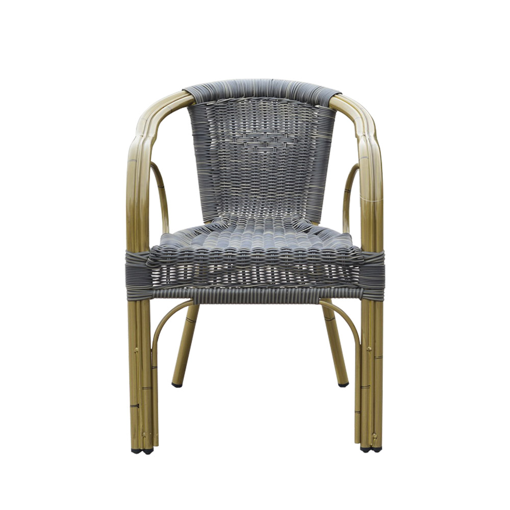 Chaises de salle à manger en rotin noir extérieur moderne à vendre